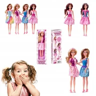 Lalki dla dziewczynek - MODNA LALKA NATALIA LALKA MODELKA W SUKIENCE 29 CM 6 WZORÓW KOLEKCJA JAKOŚĆ - miniaturka - grafika 1