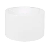 Oprawy, klosze i abażury - Biały abażur o średnicy 50 cm, na żarówkę E27 - miniaturka - grafika 1