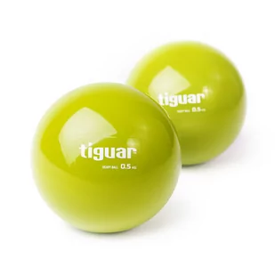 Piłka do ćwiczeń heavyball tiguar 2 x 0,5 kg - Piłki do ćwiczeń - miniaturka - grafika 1