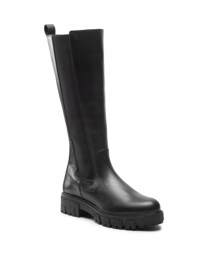 HUGO KOZAKI DAMSKIE SKÓRZANE KLASYCZNE CZARNE 37 Ż7B