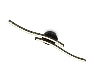 Briloner 3718-025 - LED Żyrandol natynkowy REY 2xLED/6W/230V czarny - Lampy sufitowe - miniaturka - grafika 1