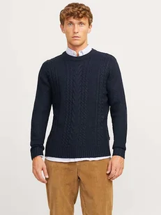 Jack & Jones Sweter w kolorze granatowym - Swetry męskie - miniaturka - grafika 1
