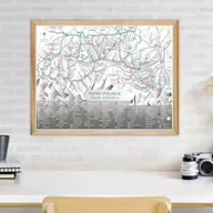 Globusy - NaGrani Mapa zdrapka szlaków Tatry polskie - miniaturka - grafika 1