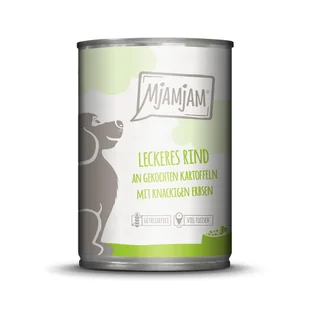 MjAMjAM Adult, 6 x 400 g - Pyszna wołowina z gotowanymi ziemniakami - Mokra karma dla psów - miniaturka - grafika 1