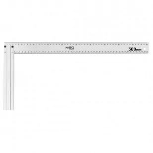 Kątownik budowlany uniwersalny aluminiowy 500x235 mm NEO 72-147 - Narzędzia murarskie - miniaturka - grafika 1