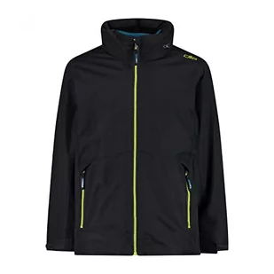 CMP - Kid Jacket Fix Hood Detachble Inn.Jacket, Boy, Antracite-Deep Lake, 152 - Kurtki i płaszcze dla chłopców - miniaturka - grafika 1