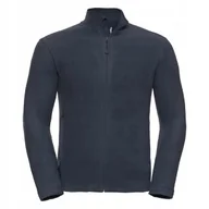 Bluzy męskie - Mikropolar męski rozpinany Francuski Granatowy r. 2XL - miniaturka - grafika 1