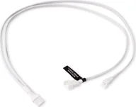 Kable komputerowe i do monitorów - Alphacool Alphacool Y-Splitter 4-Pin auf 2x 4-Pin PWM 60cm - wei - miniaturka - grafika 1