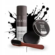 Środki do obuwia i ubrań - Impregnat do Butów Uniwersalny 250ml Szczotka Pasta Czarna Zestaw 3w1 - miniaturka - grafika 1