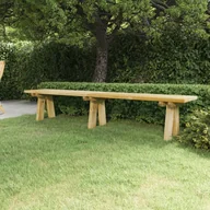 Ławki ogrodowe - vidaXL Ławka ogrodowa, 220 cm, impregnowane drewno sosnowe - miniaturka - grafika 1
