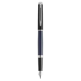 Pióro wieczne WATERMAN HMSPH24 BLACK BLUE CT FP F GB niebieskie /2202847/ - Pióra kulkowe - miniaturka - grafika 1
