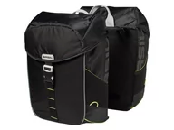 Sakwy rowerowe - Basil Miles Double Bag, dwupak torba, 32l, Black Lime BAS17751 - miniaturka - grafika 1