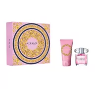 Zestawy perfum damskich - Versace Bright Crystal zestaw woda toaletowa spray 30ml + perfumowany balsam do ciała 50ml - miniaturka - grafika 1