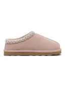 Kapcie damskie - Clarks Skórzane kapcie w kolorze jasnoróżowym - miniaturka - grafika 1