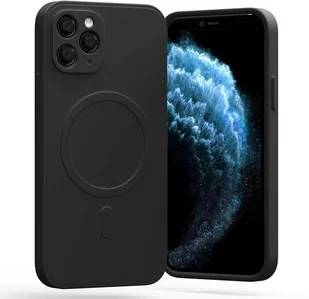 Mercury Semi-Silicon Magsafe Iphone 11 Pro , BLACK / CZARNY - Etui i futerały do telefonów - miniaturka - grafika 1