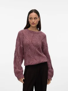 Vero Moda Sweter w kolorze fioletowym - Swetry damskie - miniaturka - grafika 1