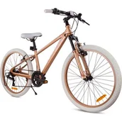 Rowery - Rower młodzieżowy SUN BABY Verdant 24 cale dla chłopca Cappuccino - miniaturka - grafika 1