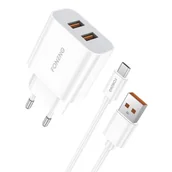 Ładowarki do telefonów - Ładowarka dual USB Foneng EU45 Micro - miniaturka - grafika 1