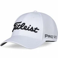 Czapki damskie - Titleist Męska czapka baseballowa Tour Sports Mesh Staff, blanco, L-XL - miniaturka - grafika 1