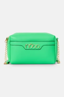 Mała listonoszka Nobo z kieszenią zielona - Torebki damskie - miniaturka - grafika 1
