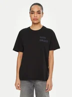 Koszulki i topy damskie - Vero Moda T-Shirt Halle 10321318 Czarny Loose Fit - miniaturka - grafika 1