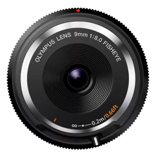 Olympus M.Zuiko 9 mm F8.0 obiektyw do obudowy rybie oko BCL-0980 do kamer z mikro czterema trzecimi - Dekielki do obiektywów - miniaturka - grafika 1