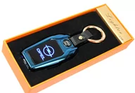 Trafika - Praktyczna Zapalniczka Plazmowa USB Elegancka Z Kablem Mikro USB Latarka BRELOK Do Kluczyków Samochodowych OPEL NIEBIESKA - miniaturka - grafika 1