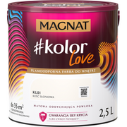 Farby wewnętrzne - Farba #Kolor Love KL01 kość słoniowa 2,5 l Magnat - miniaturka - grafika 1