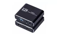 Adaptery i przejściówki - Gembird USB HDMI grabber 4K pass-through HDMI UHG-4K2-01 - miniaturka - grafika 1