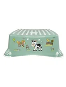 Wyposażenie pokoiku dziecięcego - Keeeper Podest Tomek z funkcją antypoślizgową Funny Farm zielony - miniaturka - grafika 1