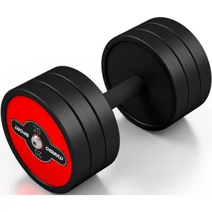 Axer Hantla Stała Gumowana Czerwony 20 Kg Marbo (MW-HSG20-K5) - Hantle i ciężarki - miniaturka - grafika 1