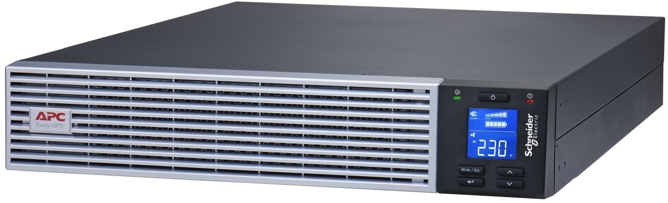 UPS APC Easy UPS On-Line zasilacz UPS Podwójnej konwersji online 3 kVA 2700 W 6 x gniazdo sieciowe SRVL3KRIRK