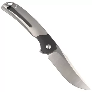 Nóż składany Bestech Supernova Grey Titanium / Black Zirconium, Satin Flat Satin M390 (BT2111A) - Noże - miniaturka - grafika 3