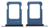 Części serwisowe do telefonów - SZUFLADKA TACKA KARTY SIM DO iPhone 13 NIEBIESKI - miniaturka - grafika 1