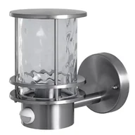 Lampy ogrodowe - Ledvance Endura Classic Post Sens Up kinkiet zewnętrzny 1x60W LED z czujnikiem ruchu stal/przezroczysty - miniaturka - grafika 1