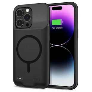 Etui APPLE IPHONE 15 PRO Tech-Protect PowerCase MagSafe 7000mAh czarne - Etui i futerały do telefonów - miniaturka - grafika 1