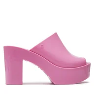 Klapki i japonki damskie - Klapki Melissa Melissa Mule Ad 32233 Różowy - miniaturka - grafika 1