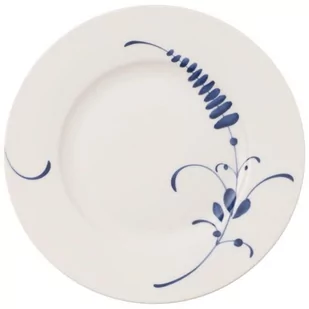 Villeroy Boch vieux Luxembourg brindille, naczynia z wysokiej jakości Premium w kolorze niebieskim, talerz śniadaniowy 22 cm, porcelana, biała, 22 x 22 x 3 cm 10-4207-2640 - Talerze - miniaturka - grafika 1