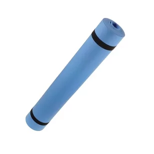 MATA do ćwiczeń jogi fitness niebieska etui 173x61 cm - Maty do jogi - miniaturka - grafika 1