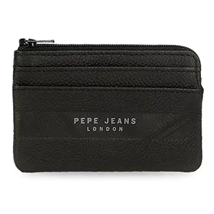 Pepe Jeans Portfel Basingstoke, wyjątkowy, Czarny, única, portmonetka - Portfele - miniaturka - grafika 1