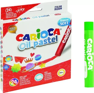 Carioca Pastele olejne 24 kolorów CARIOCA - Artykuły biurowe - miniaturka - grafika 3