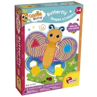 Zabawki kreatywne - Lisciani Zestaw Carotina Baby Kształty i kolory motyl - miniaturka - grafika 1