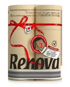 Papier toaletowy - Beżowy Papier Toaletowy Renova Double Faced 6R - miniaturka - grafika 1