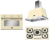 Zestawy AGD - Zestaw Built-in LOFRA DOLCEVITA 90 AVORIO HRBI9A0 + FRBI99EE + HOOD 900/K - miniaturka - grafika 1