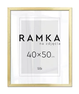 Ramka na zdjęcia 40x50 cm Złota - Ramki na zdjęcia - miniaturka - grafika 1