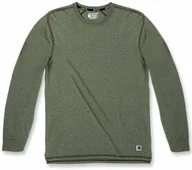 Koszulki męskie - Carhartt Koszulka Carhartt LWD LongSleeve CHIVE HEATHER - miniaturka - grafika 1