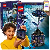 Klocki - LEGO WEDNESDAY Tajemniczy Kwiat CZARNEJ DALII + Wazon i Sekretna Klasa Lego Dla Chłopca i Dziewczynki + EBOOK - miniaturka - grafika 1