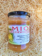 Miód - Miód wielokwiatowy 400g Miody z Łochowa - miniaturka - grafika 1