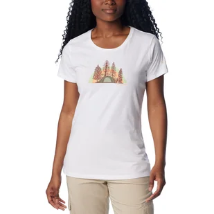 Damska Koszulka z krótkim rękawem COLUMBIA DAISY DAYS SS GRAPHIC TEE 1934592109 – Biały - Koszulki i topy damskie - miniaturka - grafika 1