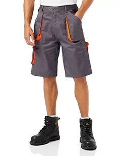 Portwest portwest Workwear portwest texo Contrast Shorts  tx14  EU/UK, M, szary TX14GRRM - Spodenki męskie - miniaturka - grafika 1